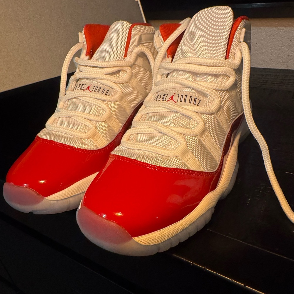 New! Air Jordans 11 cherry red